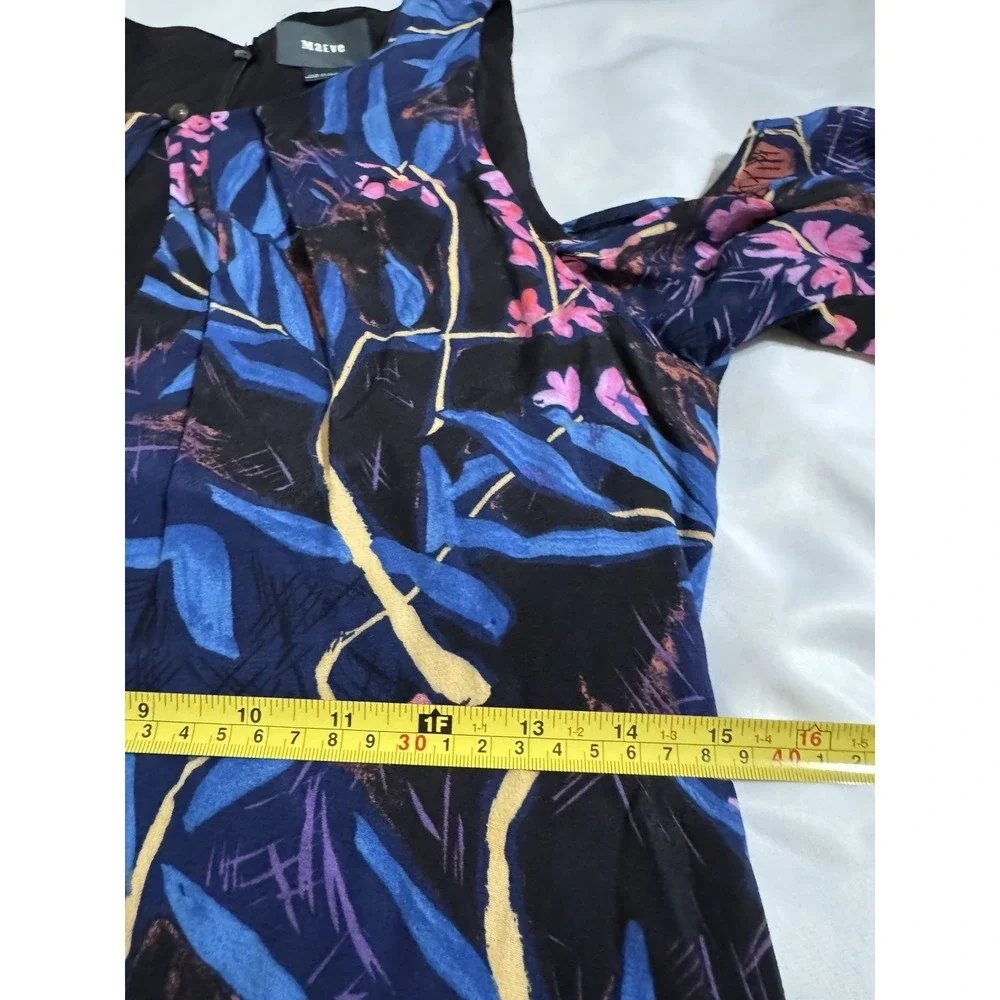 Anthropologie Maeve Women's Dress Elia Flutter Sleeve Size 6 Colorful‎ Floral